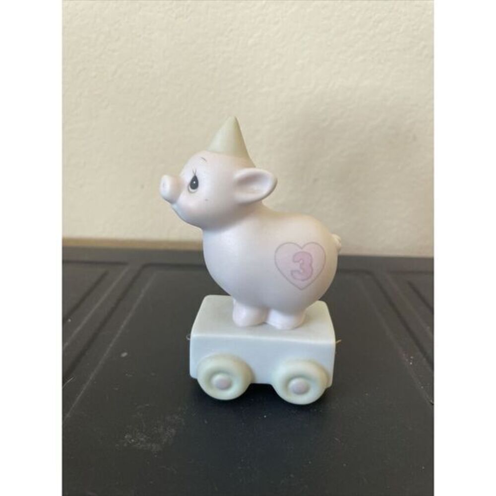 Precious Moments Birthday Series "Heaven Bless This Special Day" Pig Figurine